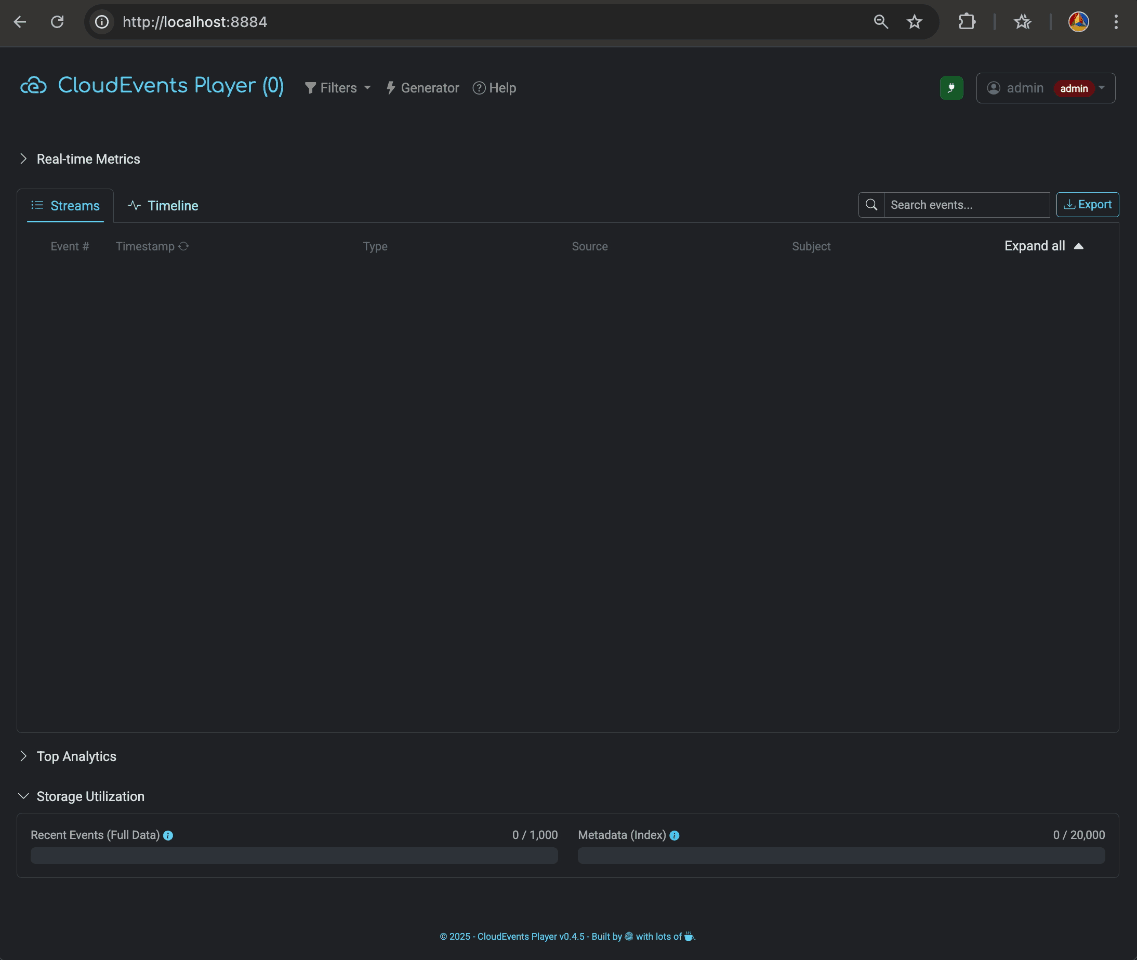 CloudEvent Player Demo